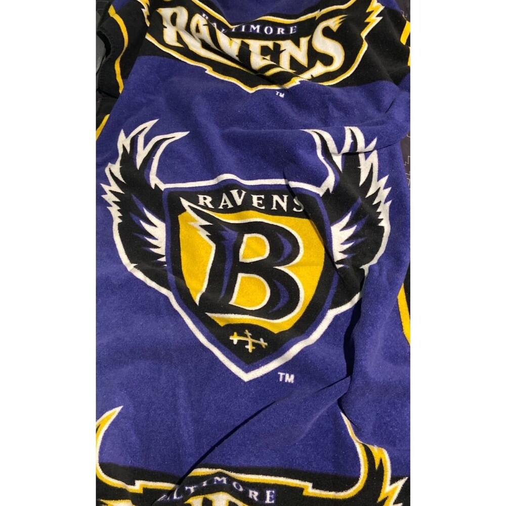 ravens towel RAVENS team towel custom crocheted edges ravens purple nfl homemade